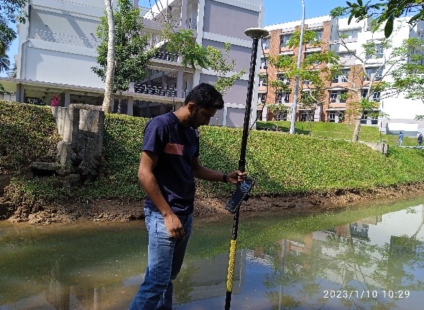 Water sample location data collection for research purposes